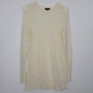 J.CREW Tunic Loose Knit Sheer Sweater